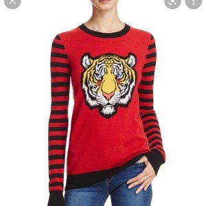 "ISO": Aqua Cashmere Tiger Sweater NOT FOR SALE